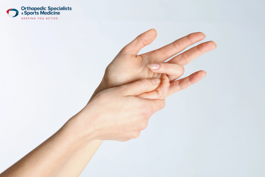 A woman with trigger finger in Ohio.